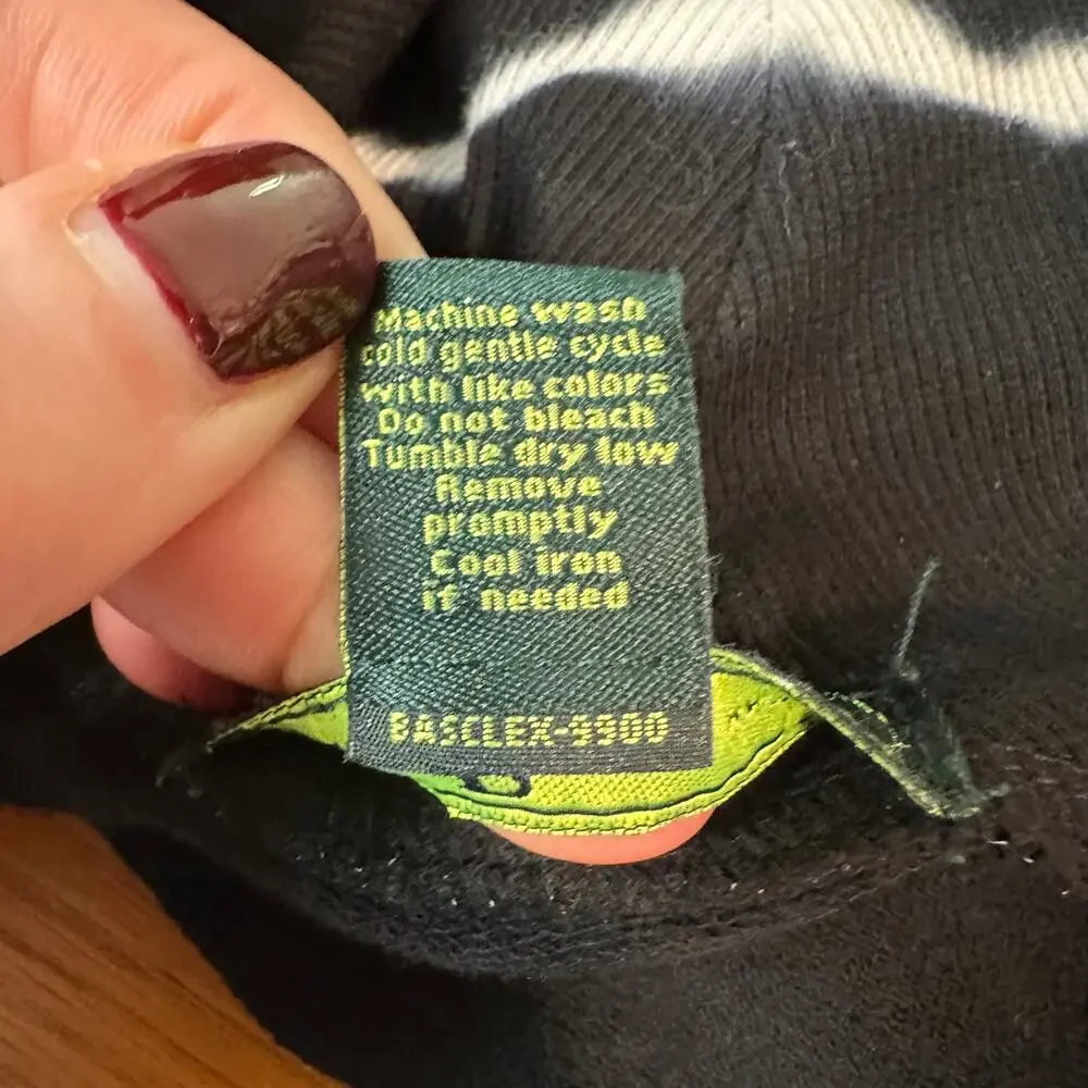 Bass Tie Dye Open Front Cardigan Draped Pocket Sweater Sweatshirt Boho - Picture 10 of 10